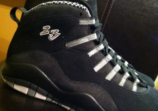 Air Jordan X “Stealth” – Unreleased “23” Sample