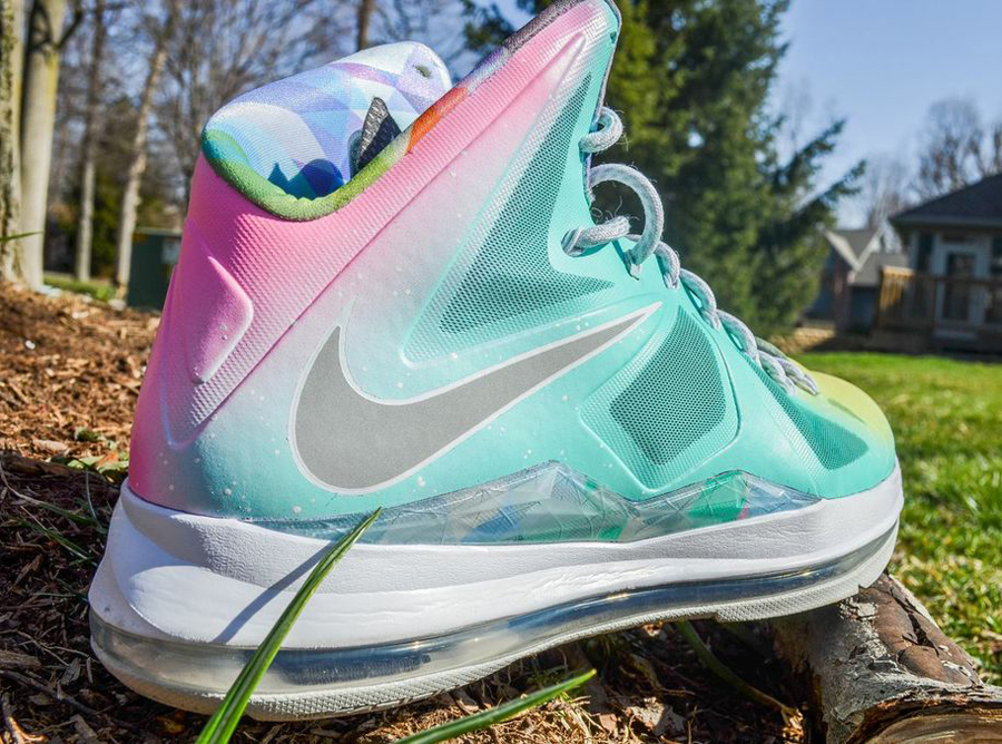 Nike LeBron X Easter Prism Customs by DMC Kicks SneakerNews