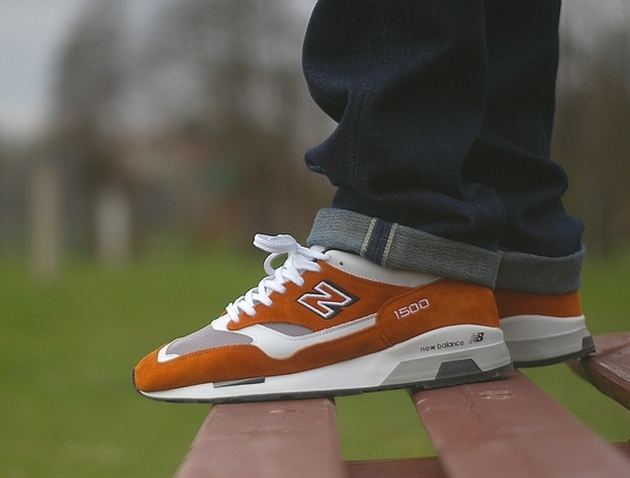 new balance 1500 white orange