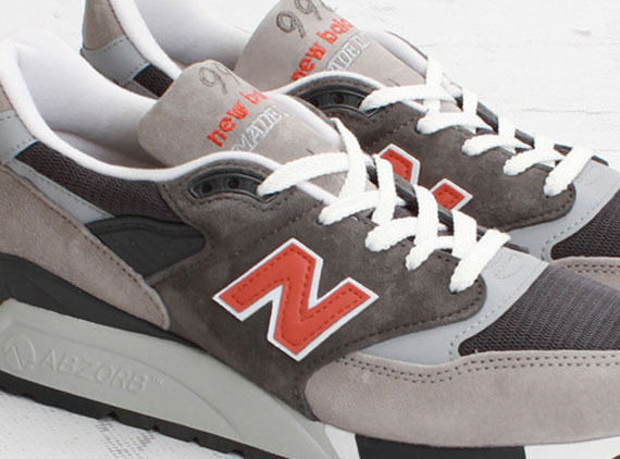 New Balance 998 - Dark Grey - Orange - SneakerNews.com