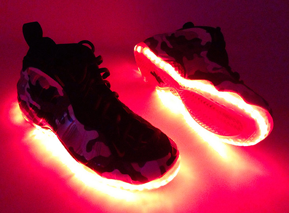 Nike Air Foamposite One “Fighter Jet” – Light-Up Customs by Sole Swap