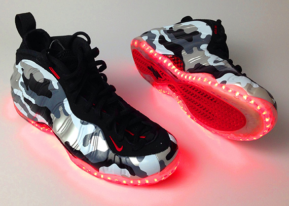 Nike Air Foamposite One Fighter Jet Light Up Customs 02