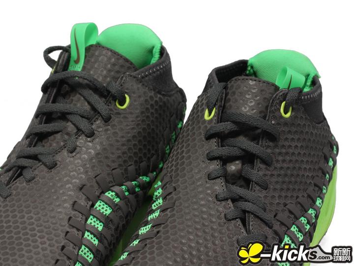Nike Air Footscape Woven Chukka Black Green 10
