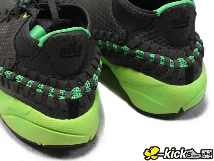 Nike Air Footscape Woven Chukka Black Green 11