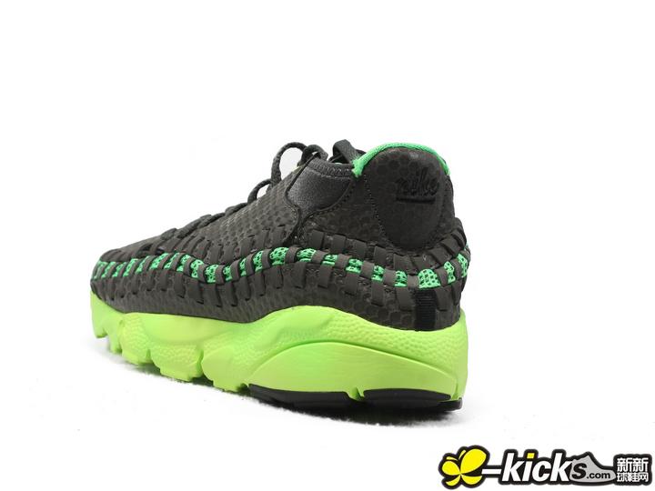 Nike Air Footscape Woven Chukka Black Green 8