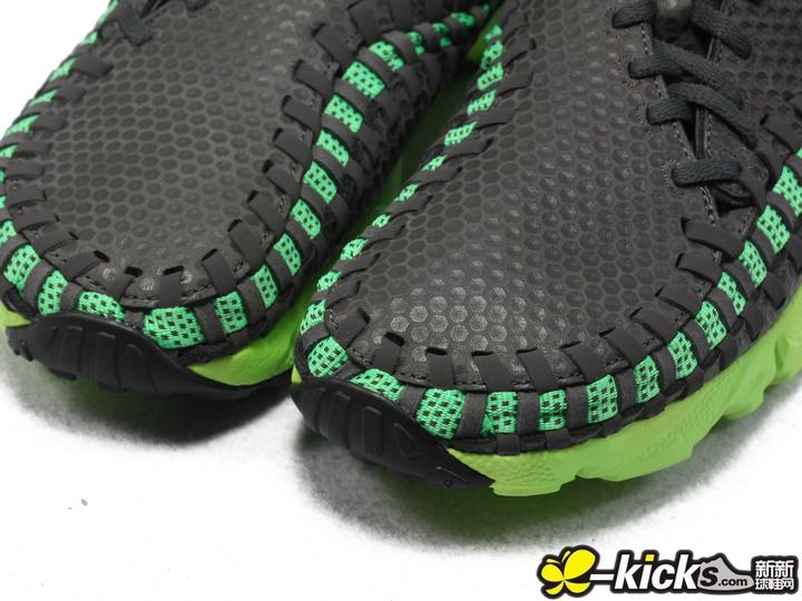 Nike Air Footscape Woven Chukka Black Green 9
