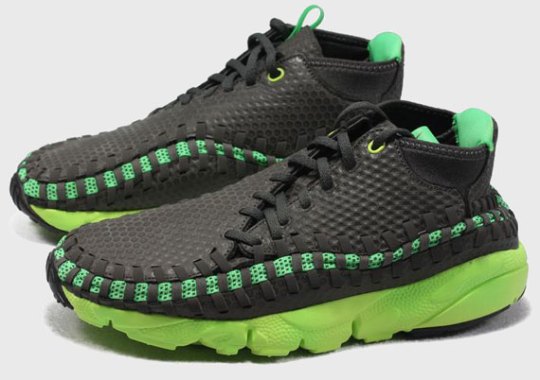 Nike Air Footscape Woven Chukka – Black – Green