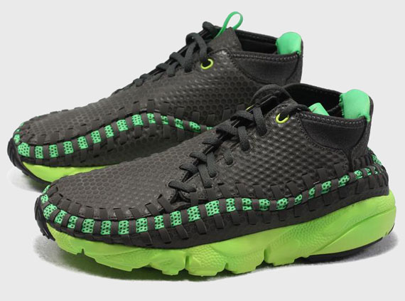 Nike Air Footscape Woven Chukka – Black – Green