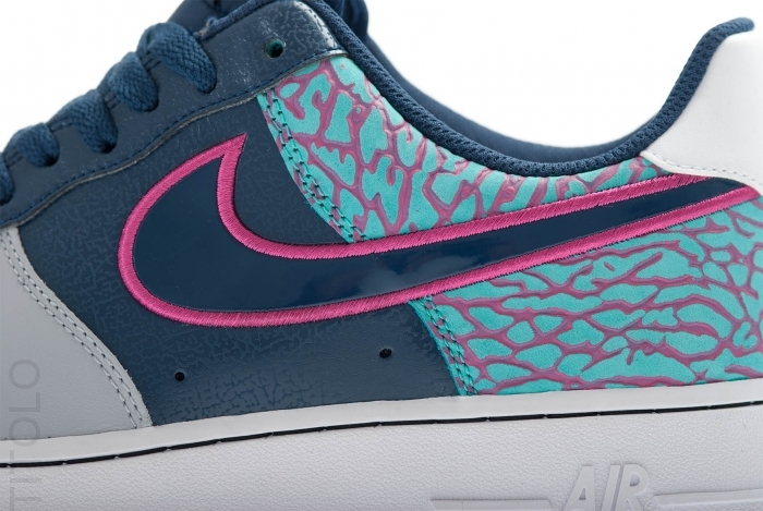 Nike Air Force 1 Low Midnight Navy Fusion Pink 2