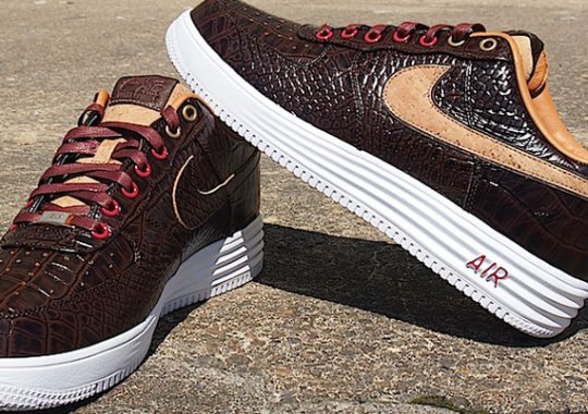 Nike Air Force 1 Lunar Bespoke “Reversed Cork” by Slovadon