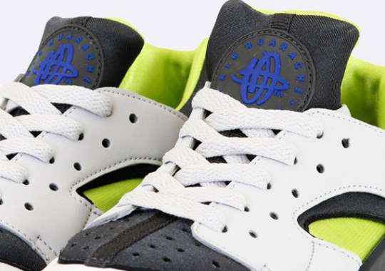 Nike Air Huarache – White – Cyber – Anthracite