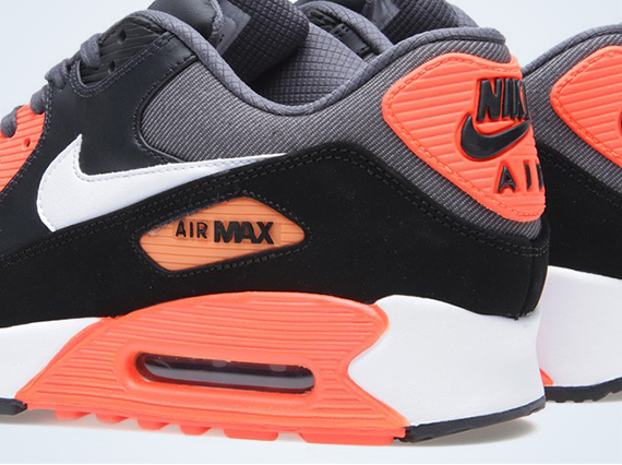 Air max 90 premium grey outlet orange