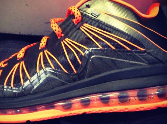 Nike LeBron X Low - Black - Orange