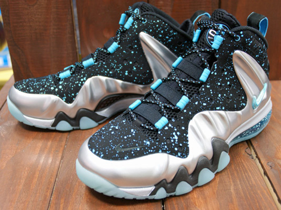 Nike Barkley Posite Max – Metallic Silver – Gamma Blue