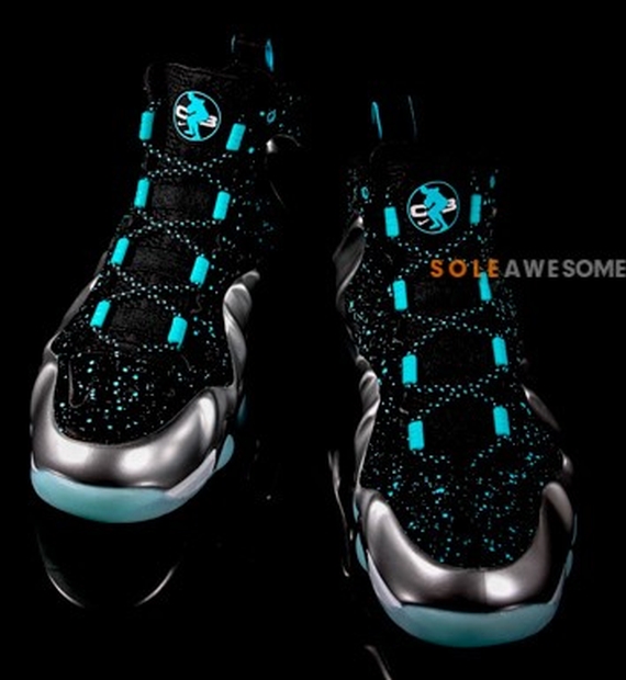 Nike Barkley Posite Max Pure Platinum Black Cyber Blue 06