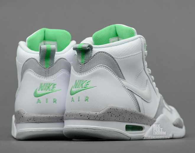 Nike Flight 13 Mid White Stadium Grey Poison Green 3