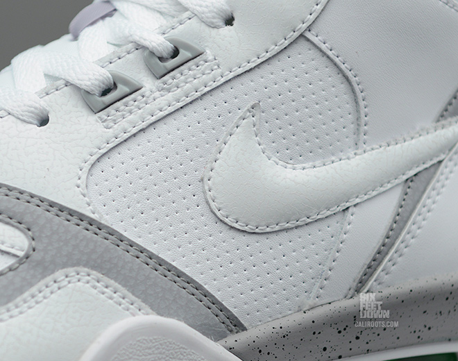 Nike Flight 13 Mid White Stadium Grey Poison Green 4