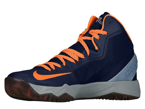 nike Damesschoenen hyperdistruptor navy orange 5