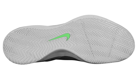 Nike Hyperfuse 2012 Low Black Green Grey 2