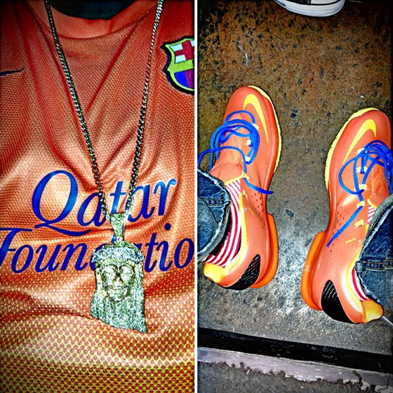 nike kd v elite thunder orange 2