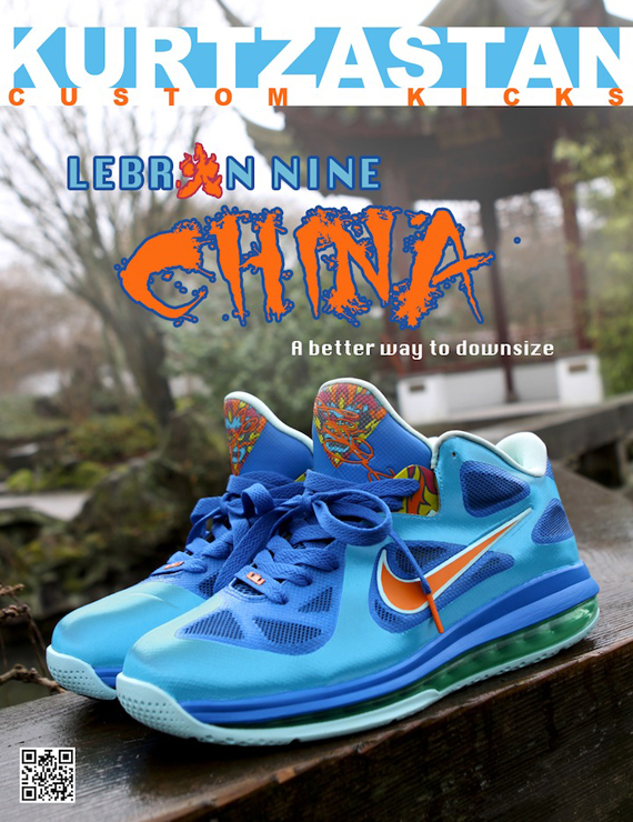 Nike Lebron 9 Low China Customs By Kurtzastan 2