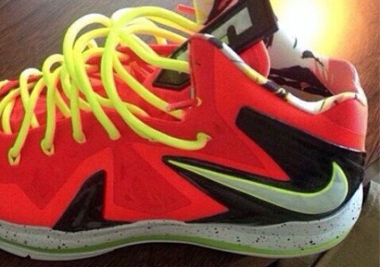Nike LeBron X Elite – Infrared – Volt