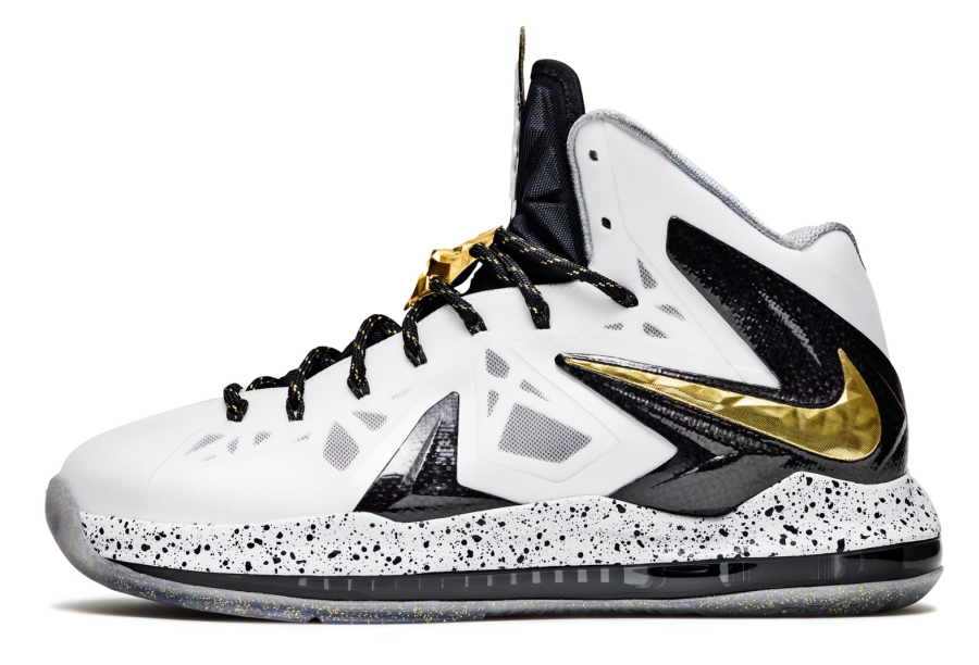 Nike Lebron X Elite White Metallic Gold Black 04