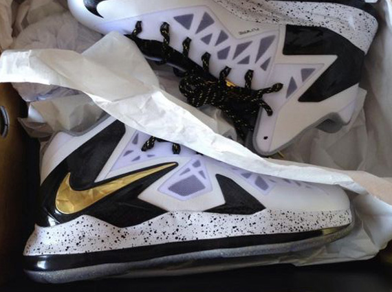 Nike LeBron X Elite+ – White – Metallic Gold – Black | Release Date