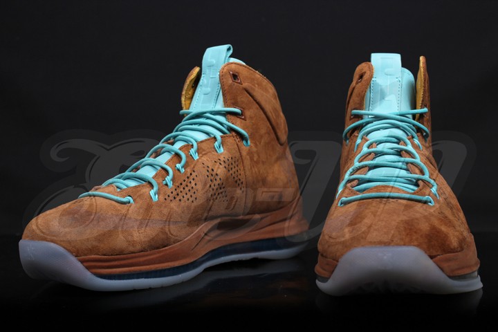 Nike Lebron X Ext Brown Suede 3