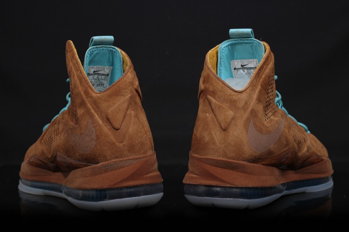 Nike Lebron X Ext Brown Suede 6