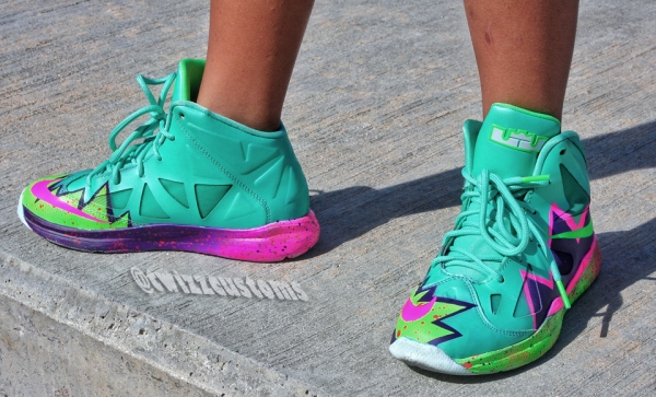 Nike Lebron X Gs Pow Customs By Twizz 02