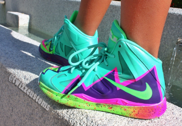 Nike Lebron X Gs Pow Customs By Twizz 04