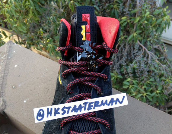 Nike Lebron X Miami Heat Black Suede Pe 8