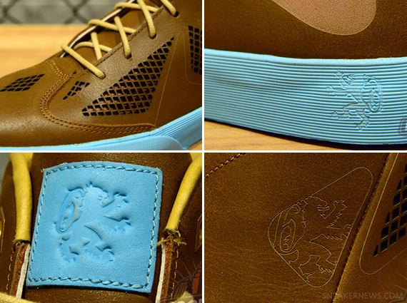 Nike LeBron X NSW Lifestyle NRG – Hazelnut – Tide Pool Blue – Jersey Gold