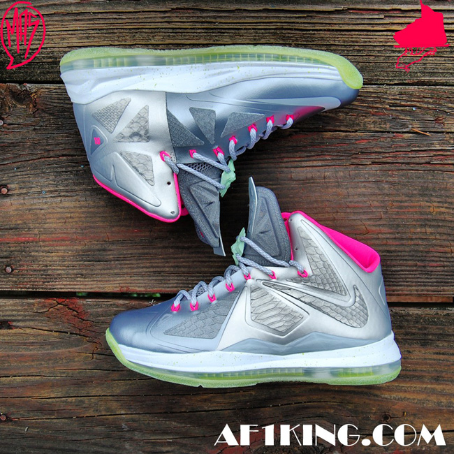 Nike Lebron X Platinum Customs Af1king 3
