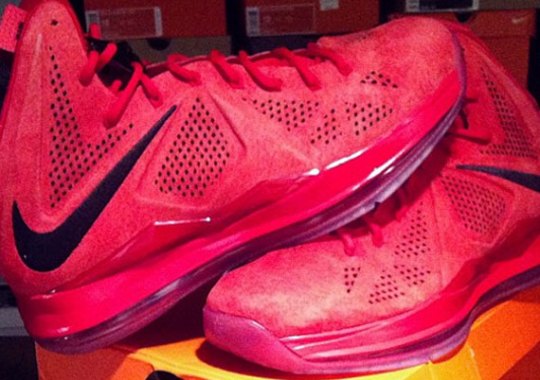 Nike LeBron X “Red Suede”