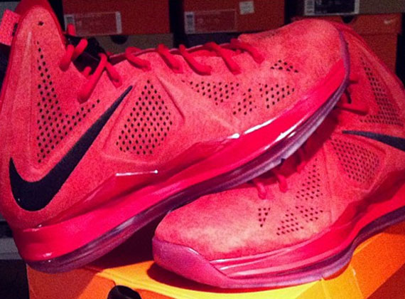 Nike LeBron X “Red Suede”