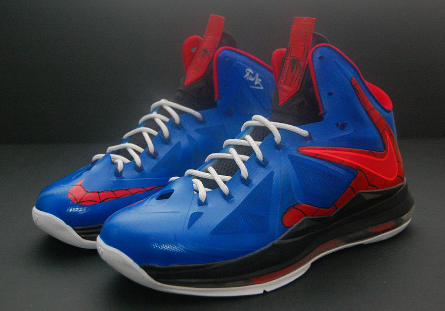 Nike Lebron X Spiderman Customs Jp 5