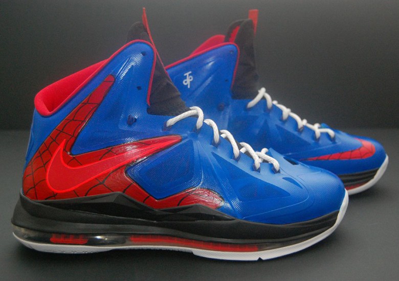 Nike LeBron X “Spiderman” by JP Custom Kicks