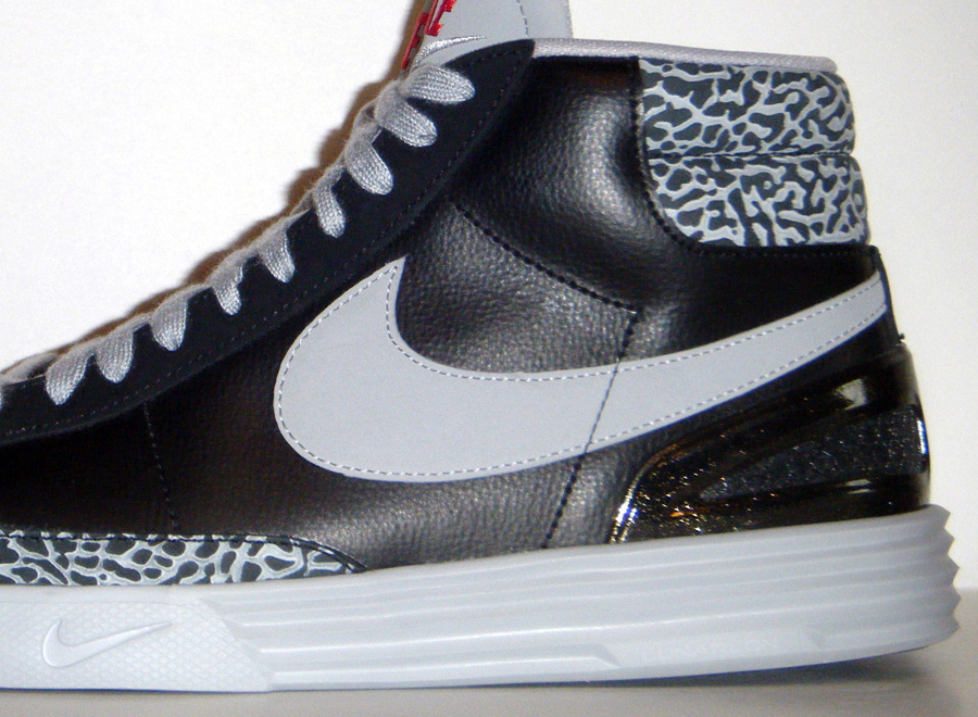 Nike Lunar Blazer Black Cement Sample 1