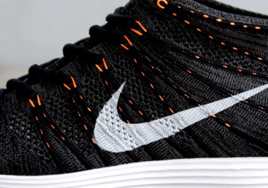 Nike Lunar Flyknit Chukka – Black – Total Orange