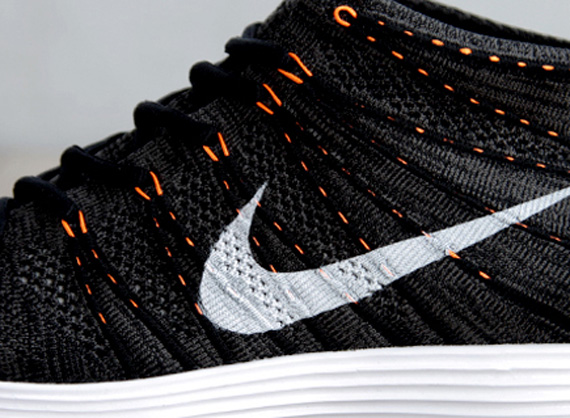 Nike Lunar Flyknit Chukka – Black – Total Orange