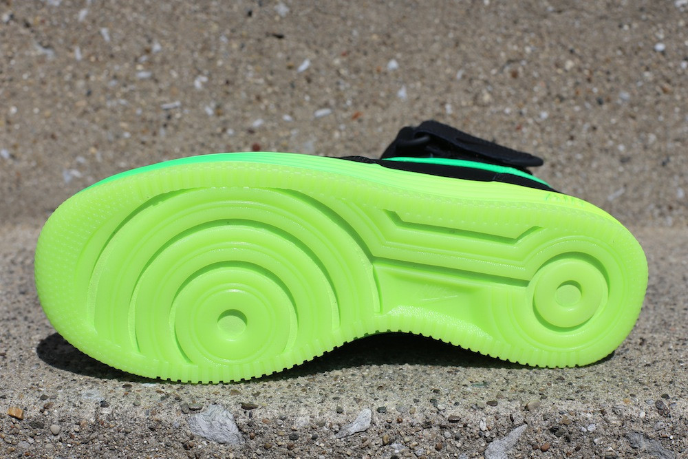 Nike Lunar Force 1 Mid Black Poison Green Volt 4