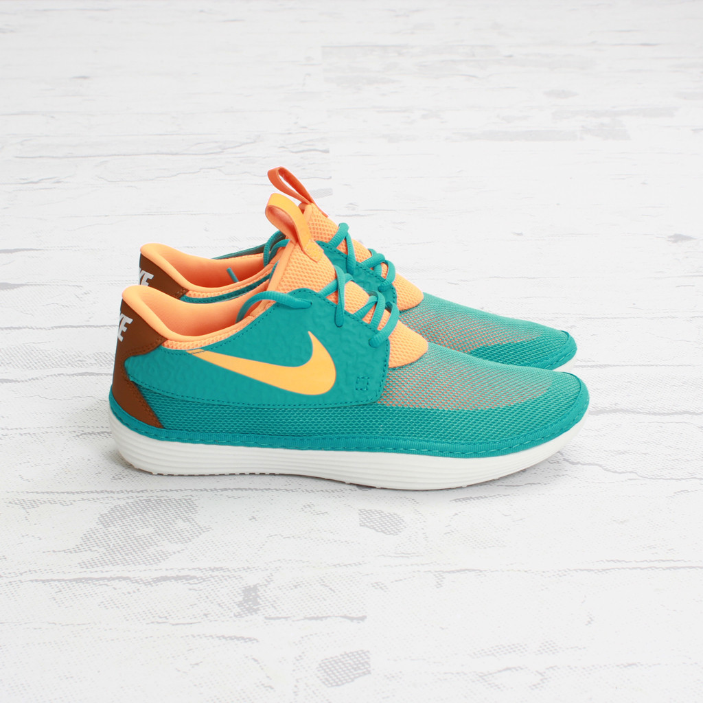 Nike Solarsoft Moccasin Sport Turquoise Bright Citrus 1