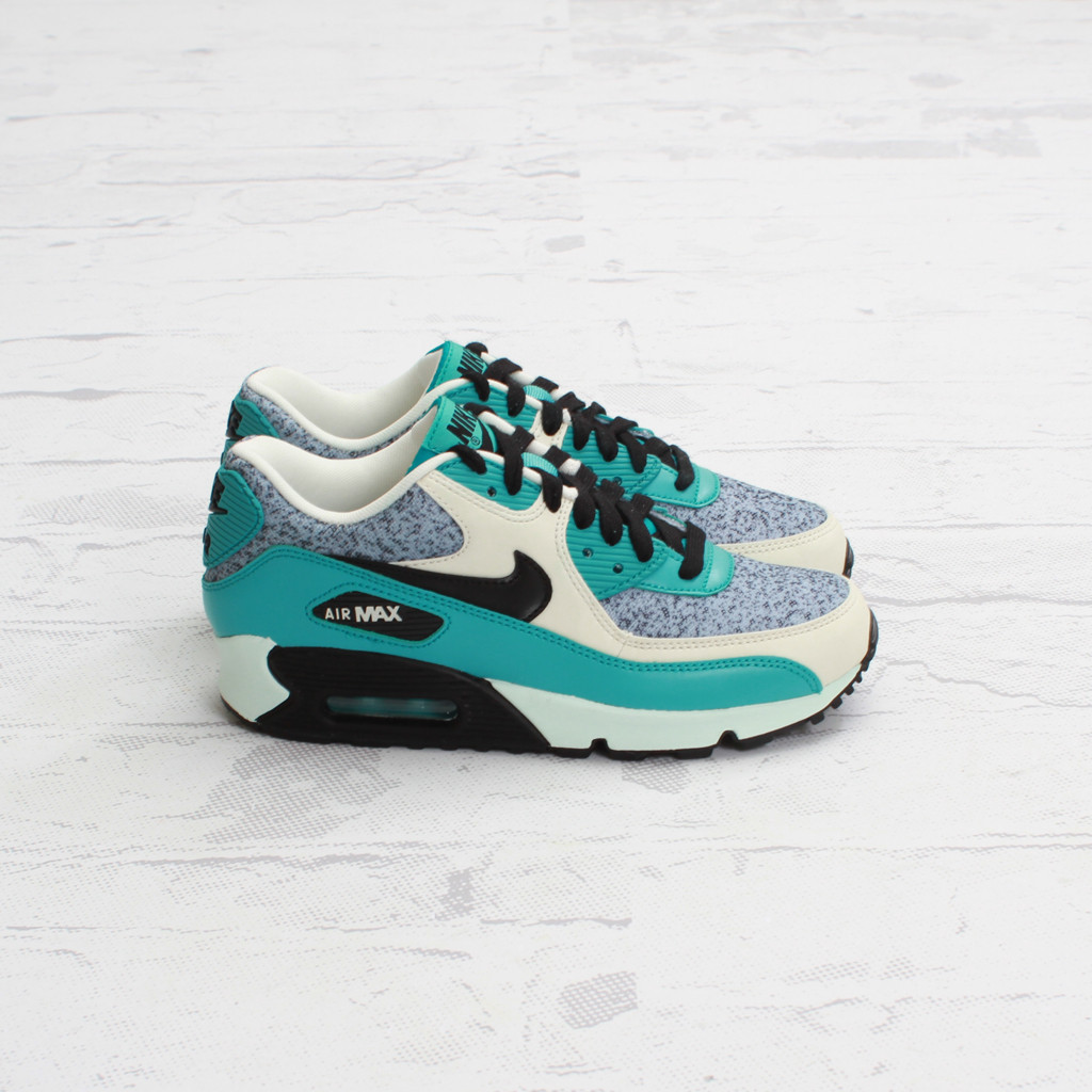 Nike Wmns Air Max 90 Sport Turquoise Sail Black Fiberglass 1