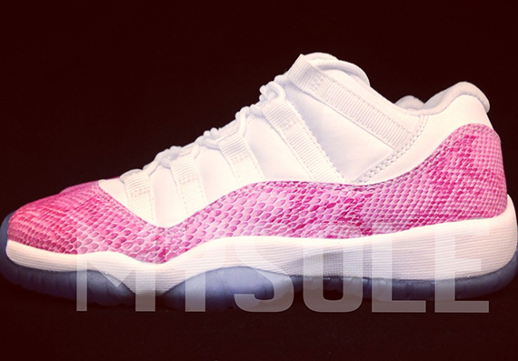 Pink Snakeskin Air Jordan 11 3