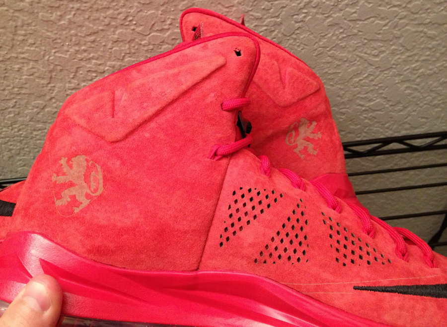 nike lebron 10 red suede for sale on  echo - 832 - Louis