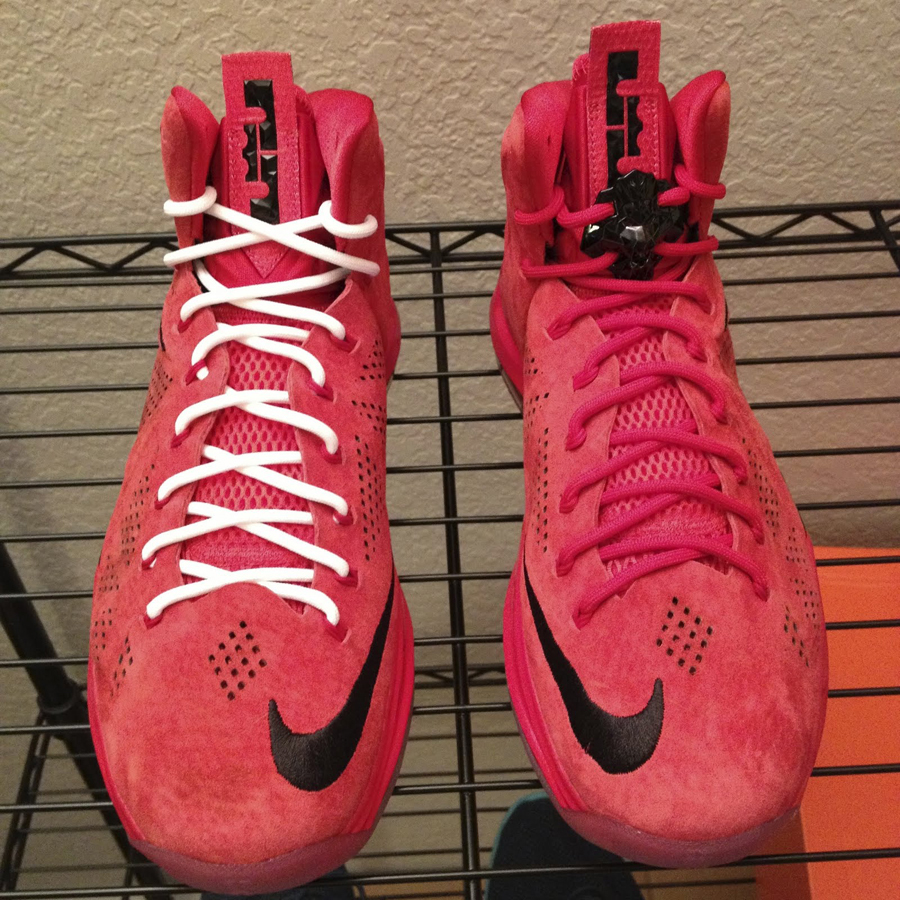 nike lebron 10 red suede for sale on  echo - 832 - Louis