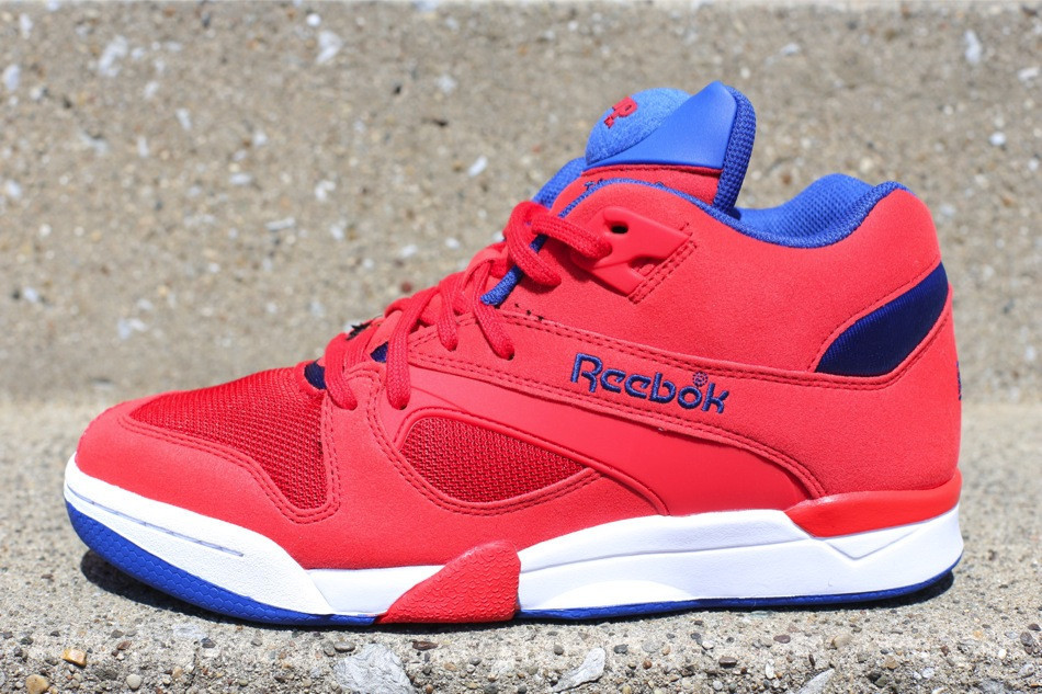 Reebok Court Victory Pump Red Blue White 1