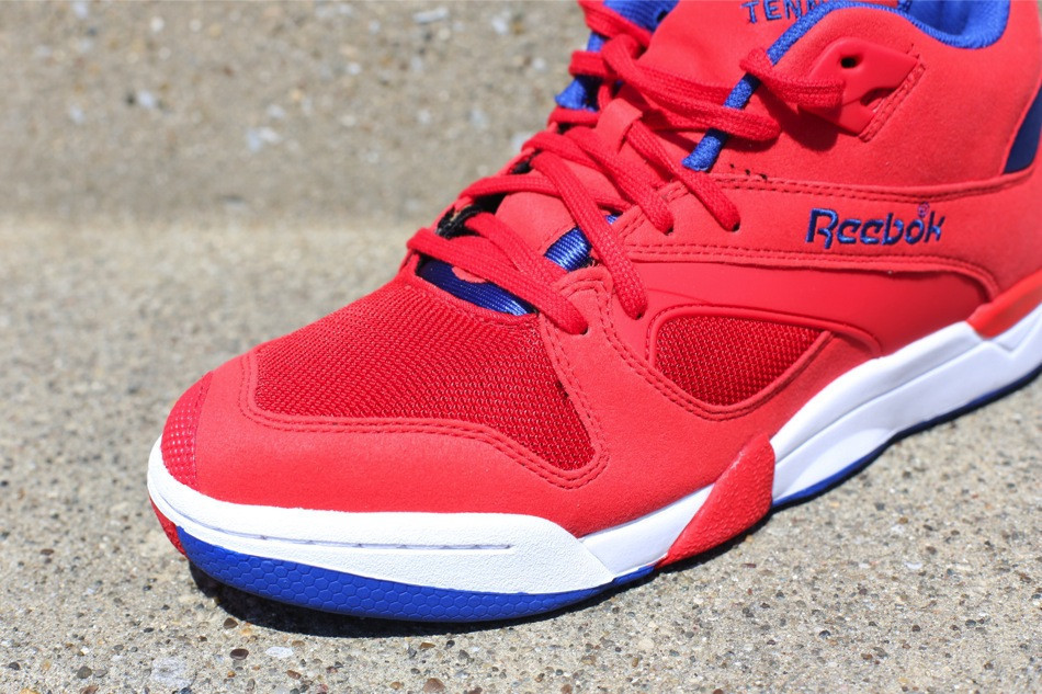 Reebok Court Victory Pump Red Blue White 3